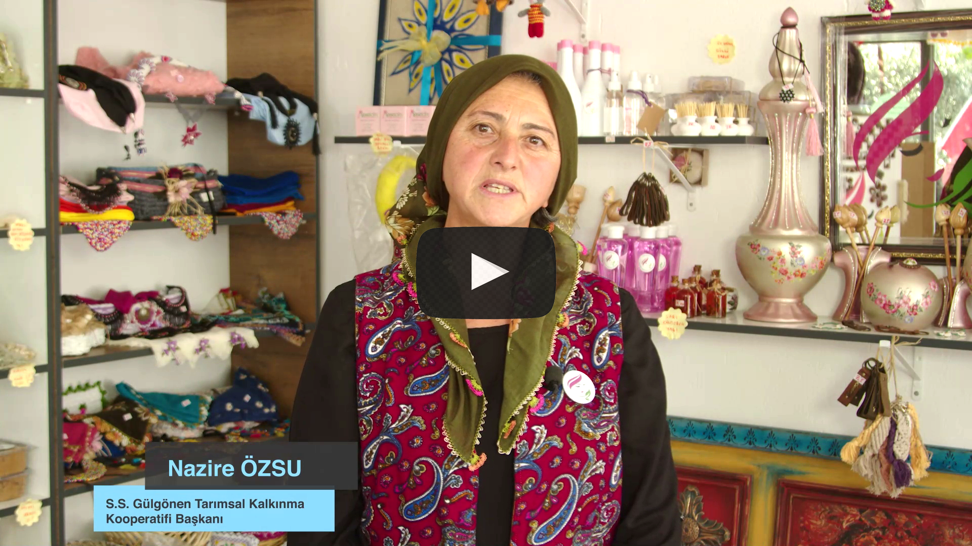 Nazire ÖZSU S.S Gülgönen Tarımsal Kalkınma Kooperatifi Başkanı