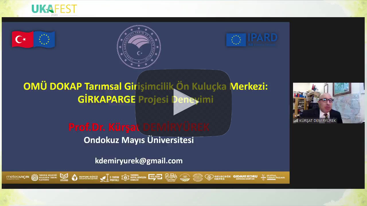GİRKAPAGE Projesi Deneyimi  - Prof. Dr. Kürşat DEMİRYÜREK